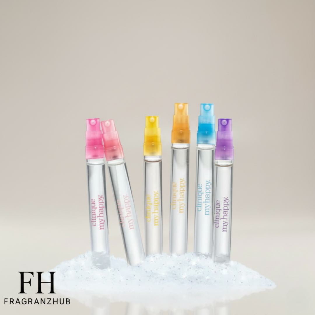 Clinique Happy 6 Pcs Perfume Discovery Vial Spray Set