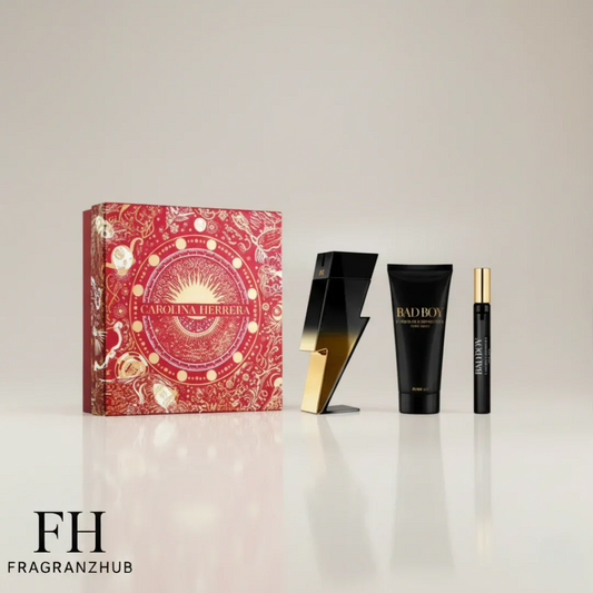 Carolina Herrera Set Bad Boy Extreme Hombre 3 Pzas - FragranzHub