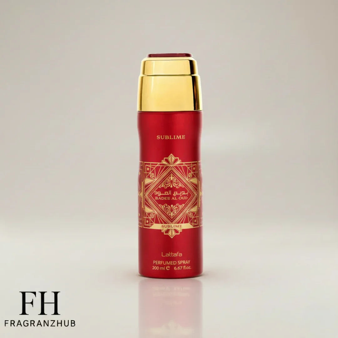 Lattafa Body Spray Badee Al Oud Sublime - FragranzHub