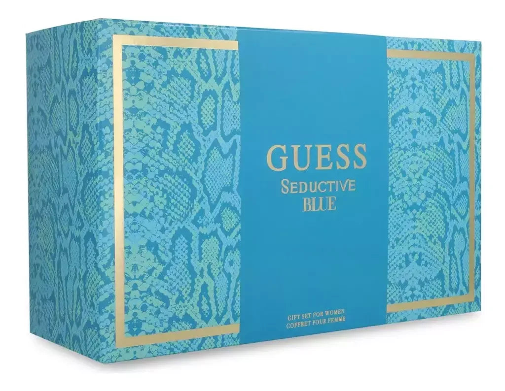 Guess Set Seductive Blue Women ( 4 Pc ) - FragranzHub