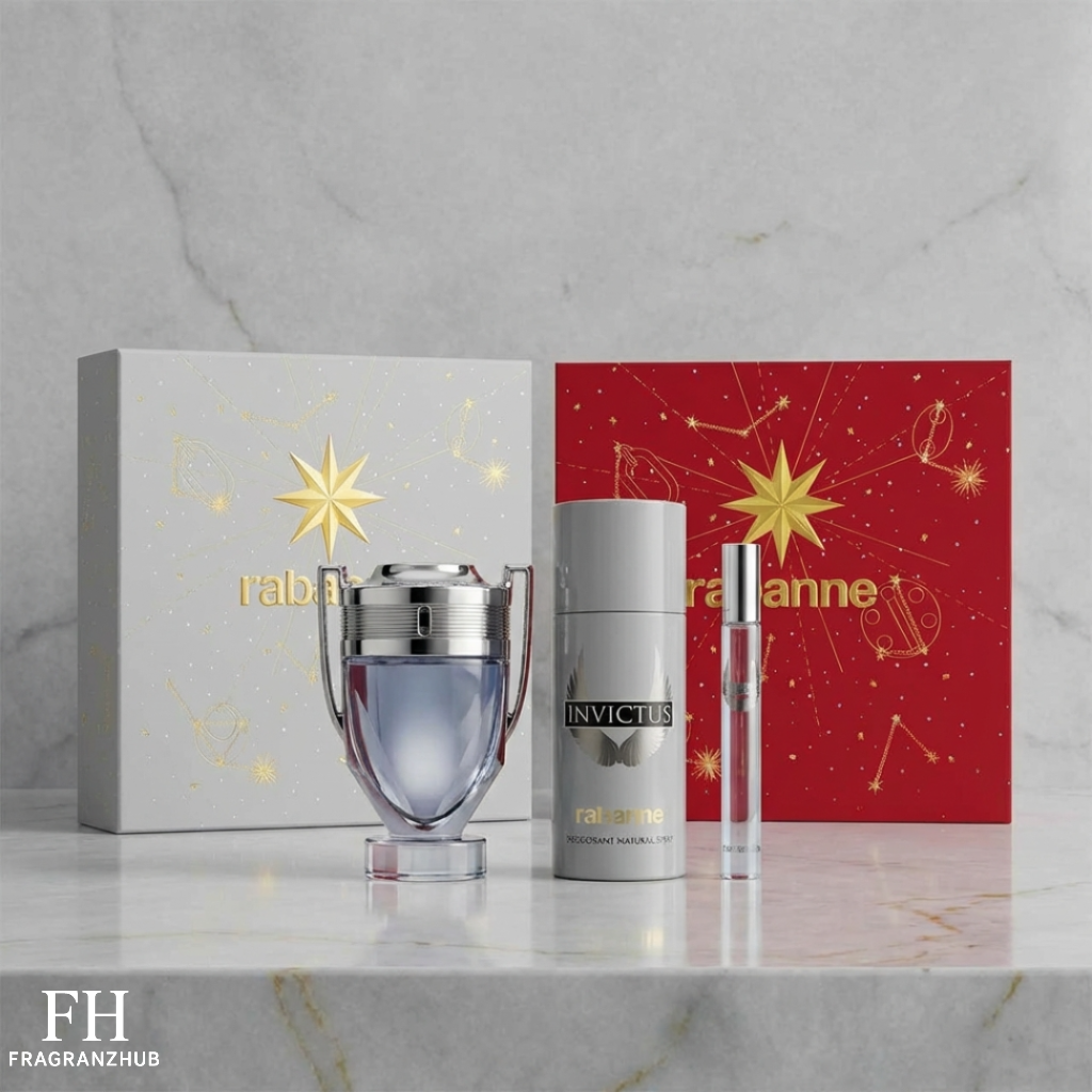 Rabanne Set Invictus EDT 3pzs - Caballero