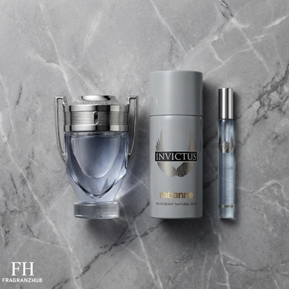 Rabanne Set Invictus EDT 3pzs - Caballero